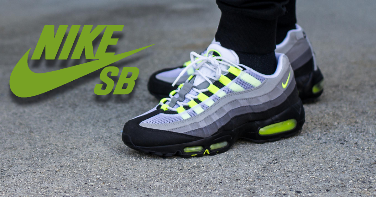 Nike air max 95 neon on feet hotsell